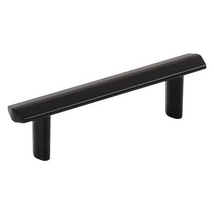 Elements [641-3MB] Die Cast Zinc Cabinet Pull Handle - William Series - Standard Size - Matte Black Finish - 3&quot; C/C - 4 1/4&quot; L