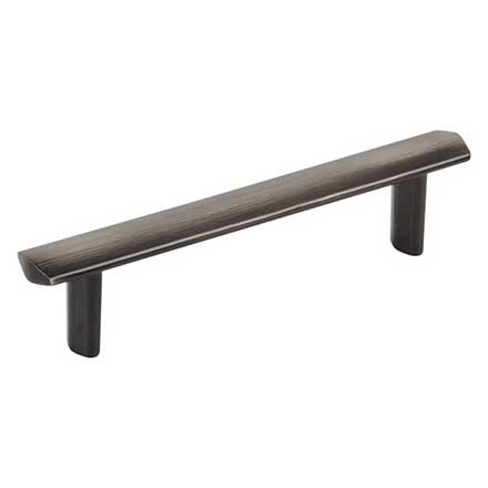 Elements [641-96BNBDL] Die Cast Zinc Cabinet Pull Handle - William Series - Standard Size - Brushed Pewter Finish - 96mm C/C - 5&quot; L