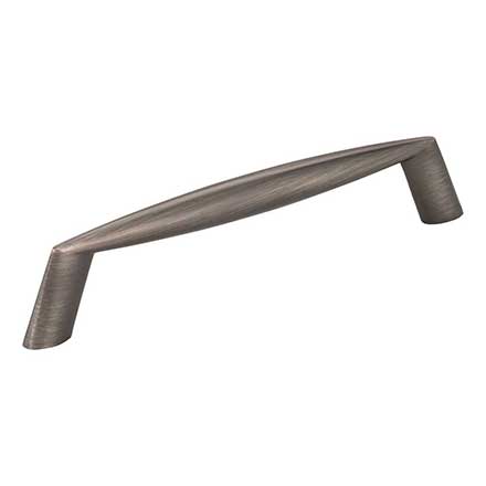 Elements [988-128BNBDL] Die Cast Zinc Cabinet Pull Handle - Zachary Series - Oversized - Brushed Pewter Finish - 128mm C/C - 5 3/4&quot; L
