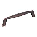 Elements [988-128DBAC] Die Cast Zinc Cabinet Pull Handle - Zachary Series - Oversized - Brushed Oil Rubbed Bronze Finish - 128mm C/C - 5 3/4&quot; L
