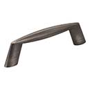 Elements [988-3BNBDL] Die Cast Zinc Cabinet Pull Handle - Zachary Series - Standard Size - Brushed Pewter Finish - 3&quot; C/C - 3 3/4&quot; L