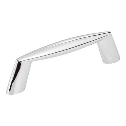 Elements [988-3PC] Die Cast Zinc Cabinet Pull Handle - Zachary Series - Standard Size - Polished Chrome Finish - 3&quot; C/C - 3 3/4&quot; L