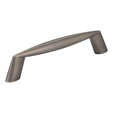 Elements [988-96BNBDL] Die Cast Zinc Cabinet Pull Handle - Zachary Series - Standard Size - Brushed Pewter Finish - 96mm C/C - 4 1/2&quot; L