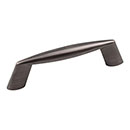 Elements [988-3BNBDL] Die Cast Zinc Cabinet Pull Handle - Zachary Series - Standard Size - Brushed Pewter Finish - 3" C/C - 3 3/4" L
