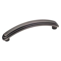 Elements [331-96BNBDL] Die Cast Zinc Cabinet Pull Handle - Calloway Series - Standard Size - Brushed Pewter Finish - 96mm C/C - 4 1/2&quot; L