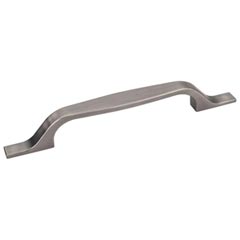 Elements [382-128BNBDL] Die Cast Zinc Cabinet Pull Handle - Cosgrove Series - Oversized - Brushed Pewter Finish - 128mm C/C - 7 3/4&quot; L