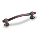 Elements [575-96DBAC] Die Cast Zinc Cabinet Pull Handle - Syracuse Series - Standard Size - Brushed Oil Rubbed Bronze Finish - 96mm C/C - 4 7/8" L