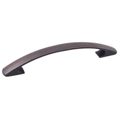 Elements [771-128DBAC] Die Cast Zinc Cabinet Pull Handle - Strickland Series - Oversized - Brushed Oil Rubbed Bronze Finish - 128mm C/C - 6 5/16&quot; L