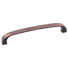 Elements [984-128DBAC] Die Cast Zinc Cabinet Pull Handle - Slade Series - Oversized - Brushed Oil Rubbed Bronze Finish - 128mm C/C - 5 5/16&quot; L