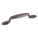 Elements [P106-DBAC] Die Cast Zinc Cabinet Pull Handle - Vienna Series - Standard Size - Brushed Oil Rubbed Bronze Finish - 3" C/C - 5 1/16" L