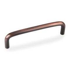 Elements [S271-4DBAC] Steel Cabinet Pull Handle - Torino Series - Standard Size - Brushed Oil Rubbed Bronze Finish - 4&quot; C/C - 4 5/16&quot; L