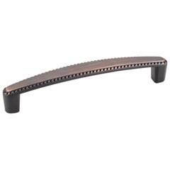 Elements [Z115-128DBAC] Die Cast Zinc Cabinet Pull Handle - Lindos Series - Oversized - Brushed Oil Rubbed Bronze Finish - 128mm C/C - 5 9/16&quot; L
