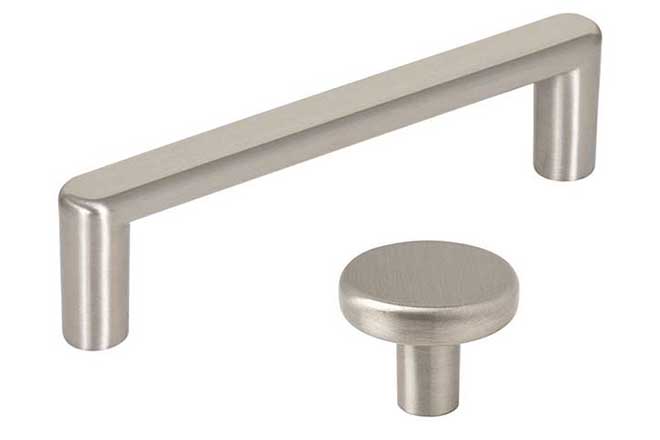 Satin Nickel Finish - Gibson Series Decorative Hardware Suite - Elements  Builder's Hardware  Decorative Hardware, Cabinet, Door, Shutter, Window  Hardware, Bath & Architectural Accessories