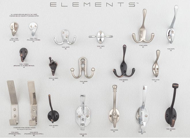 Elements Wall Hook & Ceiling Hooks - Hardware Resources Builder's