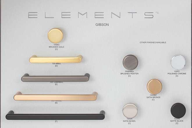 Elements Gibson Cabinet Hardware Collection