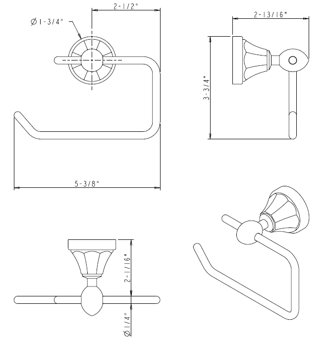 Elements Bathroom Tissue Holder Elements Bathroom Tissue Holder