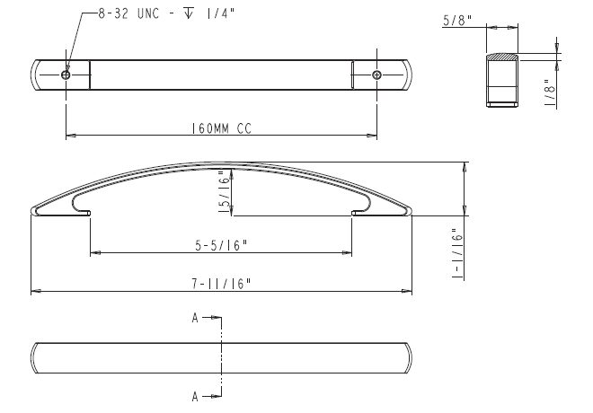 Strickland 771-160 Pull Strickland 771-160 Pull