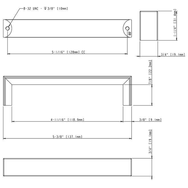 Walker 1 827-128 Pull Walker 1 827-128 Pull