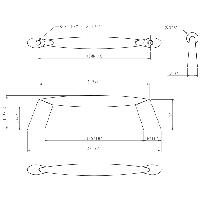 Zachary 988-96 Pull