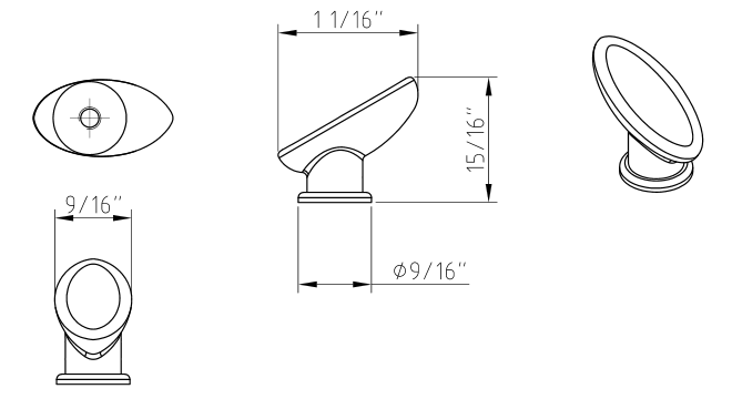 Capri 412461 Knob