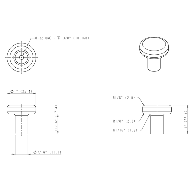 Gibson 105 Knob