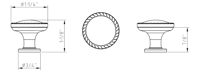 Lindos Z115 Knob Lindos Z115 Knob