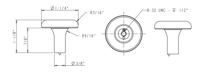 Seaver 511 Knob