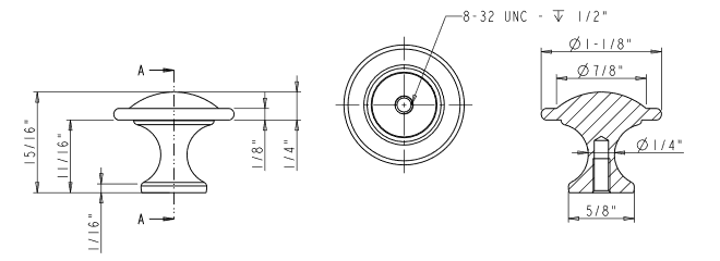 Watervale 647 Knob