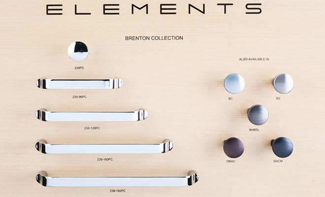 Elements Brenton Series Decorative Cabinet & Drawer Hardware