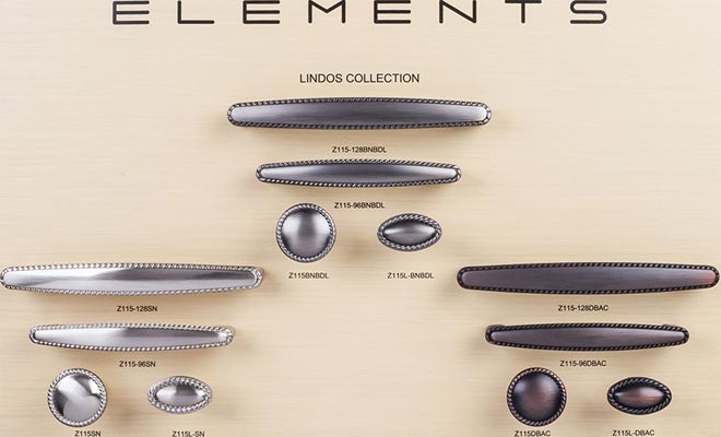 Elements Lindos Series Decorative Cabinet & Drawer Hardware