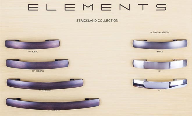 Elements Strickland Series Decorative Cabinet & Drawer Hardware