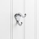 Elements [YD10-231PC] Die Cast Zinc Wall Hook - Double - Polished Chrome Finish - 2 5/16" L