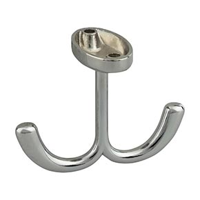 Elements [YD20-156PC] Die Cast Zinc Ceiling Hook - Double - Polished Chrome Finish - 3" L