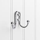 Elements [YD25-256PC] Die Cast Zinc Wall Hook - Double Flare - Polished Chrome Finish - 2 9/16" L
