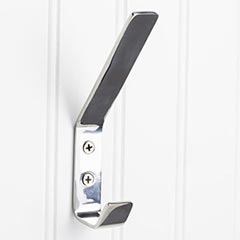 Elements [YD35-556PSS] Stainless Steel Wall Hook - Double - Polished Finish - 5 9/16&quot; L
