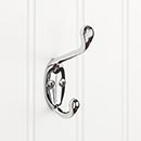 Elements [YD40-337PC] Die Cast Zinc Wall Hook - Double - Polished Chrome Finish - 3 3/8&quot; L