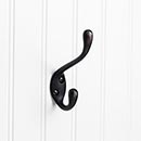 Elements [YD40-450DBAC] Die Cast Zinc Wall Hook - Double - Brushed Oil Rubbed Bronze Finish - 4 1/2" L