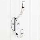 Elements [YD55-587PC] Die Cast Zinc Wall Hook - Double - Polished Chrome Finish - 5 7/8" L