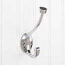 Elements [YD60-550PC] Die Cast Zinc Wall Hook - Double - Polished Chrome Finish - 5 1/2&quot; L