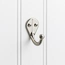 Elements [YS05-175SN] Die Cast Zinc Wall Hook - Single - Satin Nickel Finish - 1 3/4" L