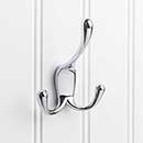 Elements [YT40C-400PC] Die Cast Zinc Wall Hook - Triple - Concealed Mount - Polished Chrome Finish - 4" L