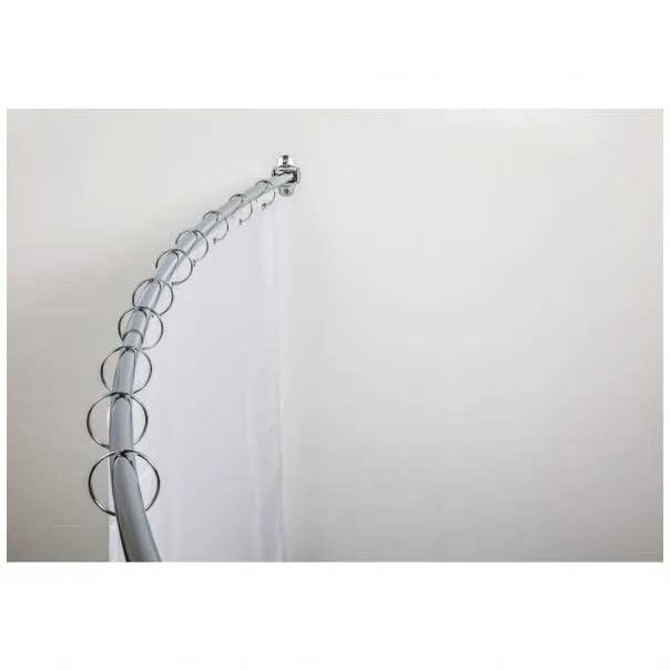 Elements [SR02-PC-R] Shower Curtain Rod