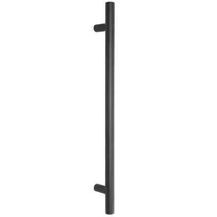 Forever Hardware [F8-844-12-A-M] Solid Bronze Appliane Pull Handle - Bar - Midnight Finish - 12" C/C - 13" L