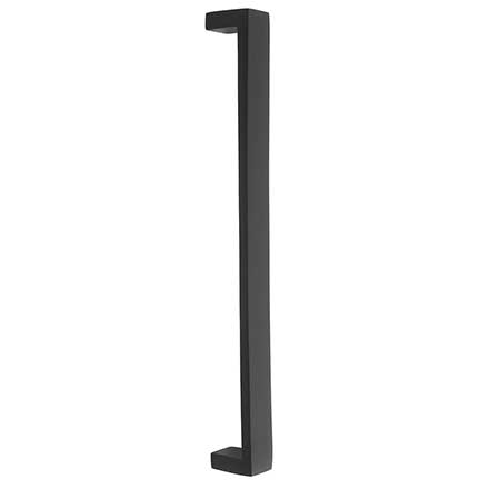 Forever Hardware [F8-855-12-A-M] Solid Bronze Appliane Pull Handle - Flat Top - Midnight Finish - 12" C/C - 13" L