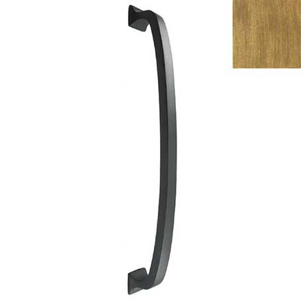 Forever Hardware [F8-835-12-A-C] Solid Bronze Appliance/Door Pull Handle - Curved Series - Champagne Finish - 12&quot; C/C - 13&quot; L