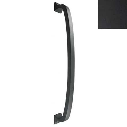 Forever Hardware [F8-835-12-A-M] Solid Bronze Appliance/Door Pull Handle - Curved Series - Midnight Finish - 12&quot; C/C - 13&quot; L