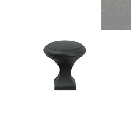 Forever Hardware [F8-692-P] Solid Bronze Cabinet Knob - Bevel Square - Platinum Finish - 1 1/4&quot; Dia.