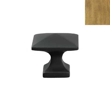 Forever Hardware [F8-720-C] Solid Bronze Cabinet Knob - Square Pyramid - Champagne Finish - 1 1/4&quot; Sq.