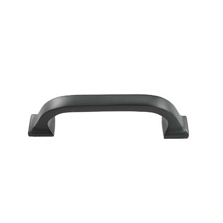 Forever Hardware [F8-830-3-M] Solid Bronze Cabinet Pull Handle - Curved Series - Standard Size - Midnight Finish - 3" C/C - 3 3/4" L