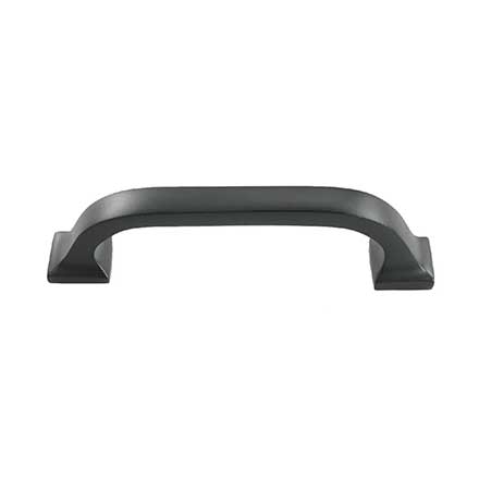 Forever Hardware [F8-830-4-M] Solid Bronze Cabinet Pull Handle - Curved Series - Standard Size - Midnight Finish - 4" C/C - 4 3/4" L